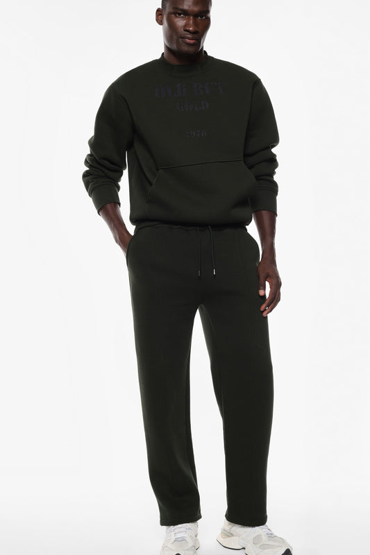 Pantaloni jogging con coulisse e logo laterale