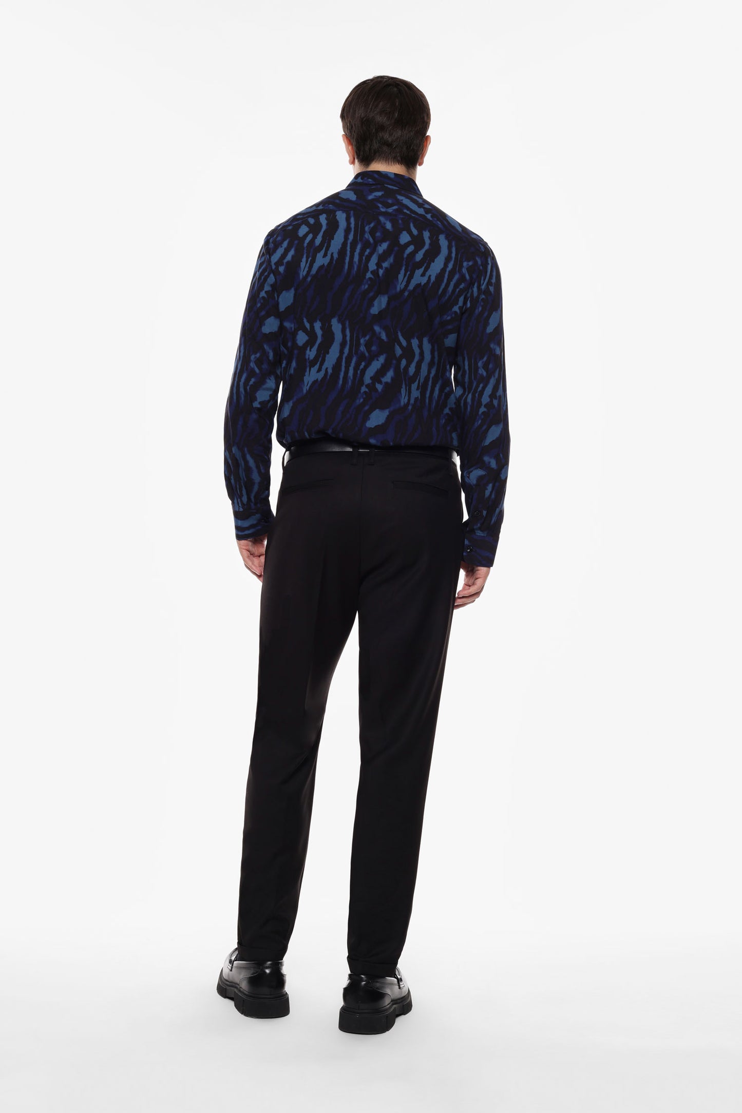 Pantaloni regular-fit tinta unita
