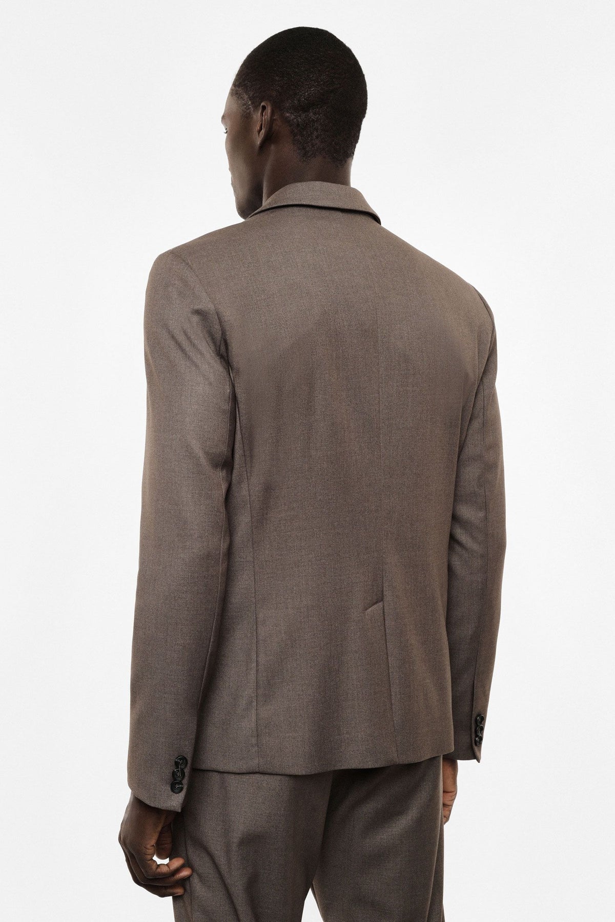 Blazer monopetto regular-fit con tasche a patta Taupe Imperial JZ1EMBV