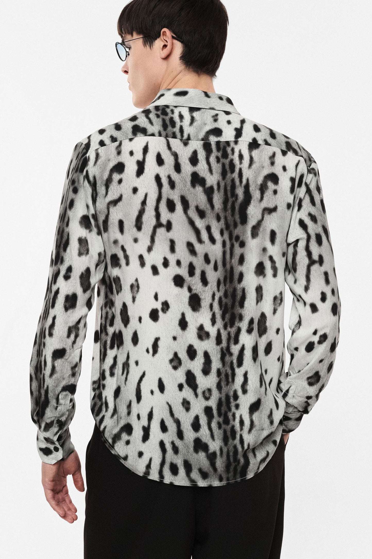 Camicia stampa maculata