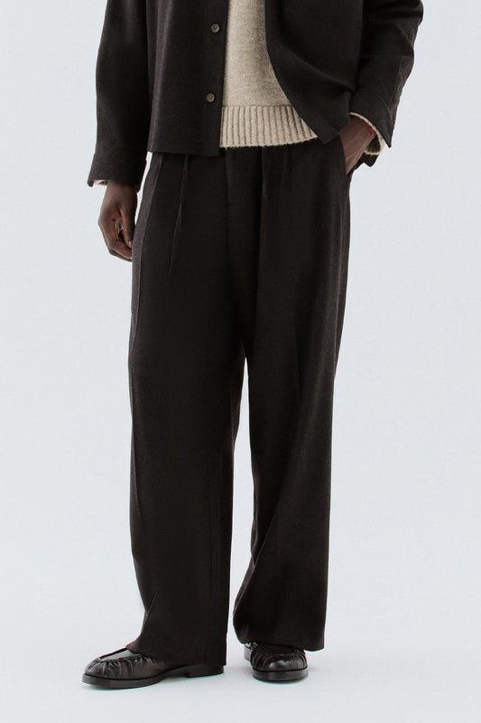 Pantaloni coulisse in lana - Moro I’M BRIAN PA3897