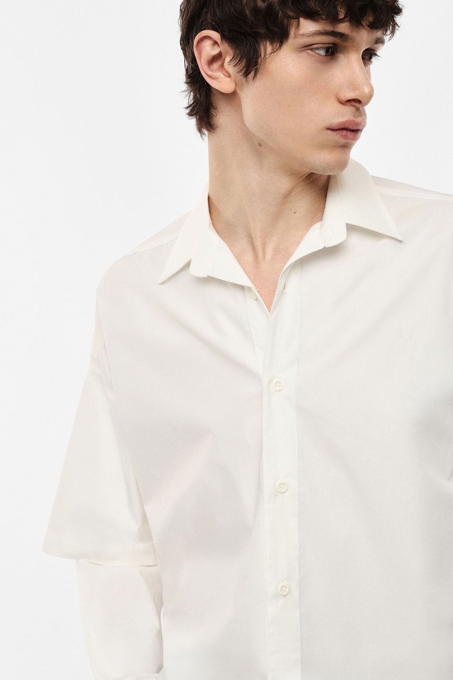 Camicia ampia con doppio strato