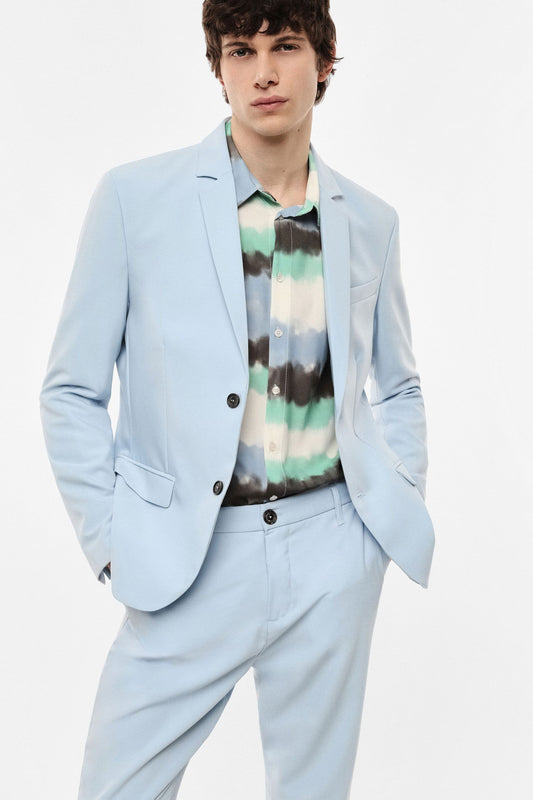 Blazer regular-fit foderato