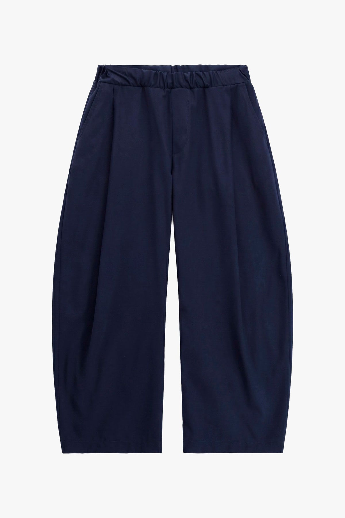 Pantaloni baggy-fit con pinces e vita elasticizzata Navy Imperial PE6YMBV