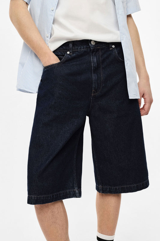 Bermuda in denim cinque tasche