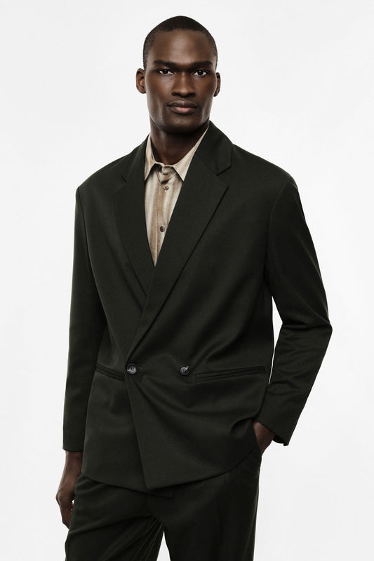 Blazer doppio petto regular-fit con tasche Verde Bosco Imperial JZ1MMBV