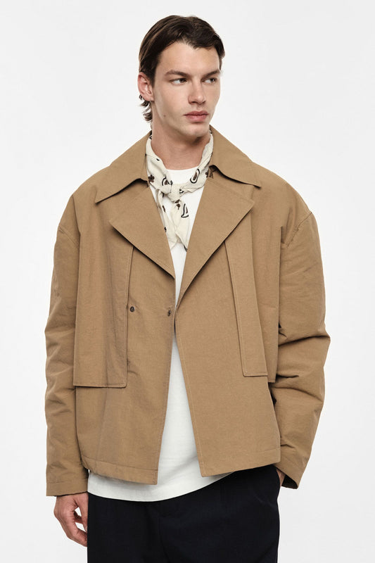 Giacca camicia ampia