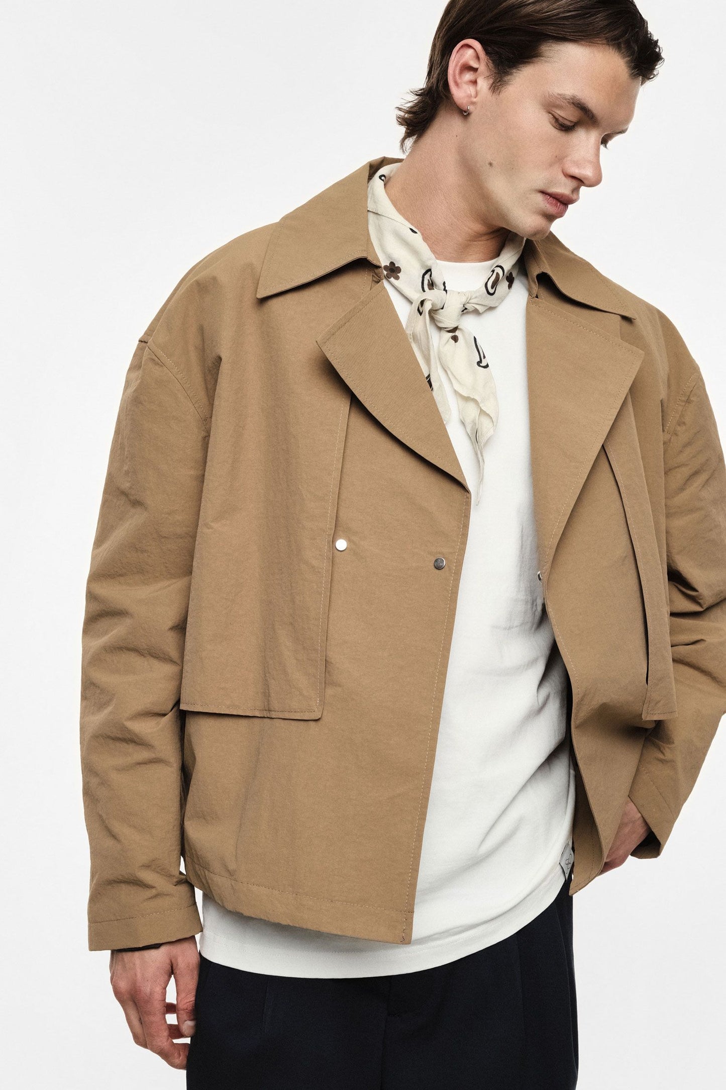 Giacca camicia ampia
