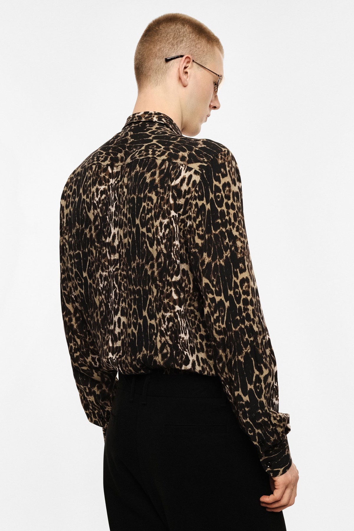 Camicia fantasia animalier con colletto classico Moro Imperial C872634465