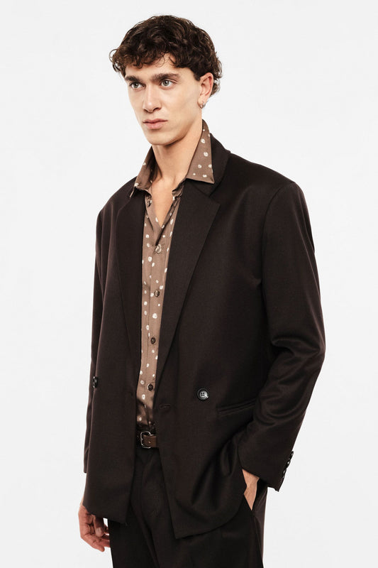 Blazer doppio petto regular-fit con tasche Moro Imperial JZ1MMBV