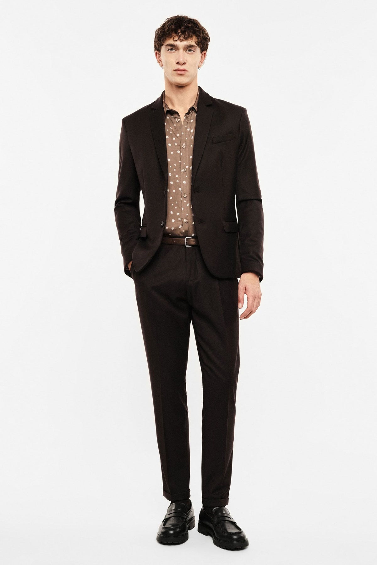 Pantaloni chino-fit con piega centrale Moro Imperial PD3JMBV