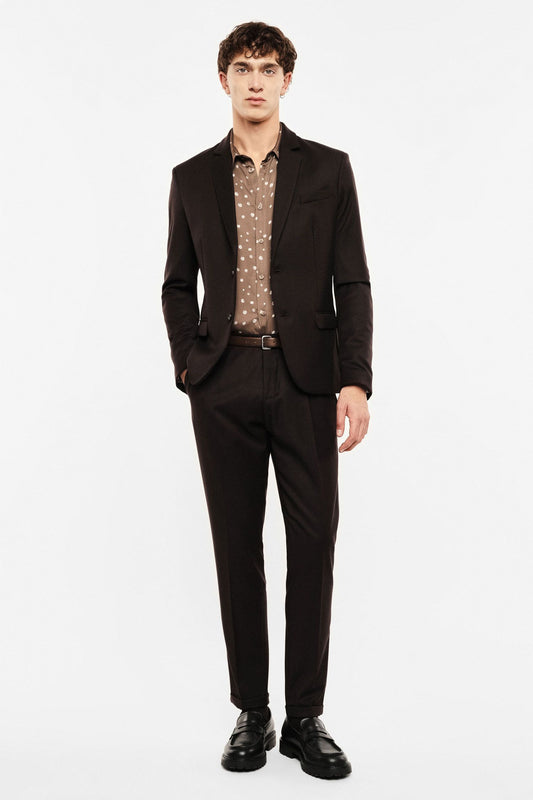 Pantaloni chino-fit con piega centrale Moro Imperial PD3JMBV