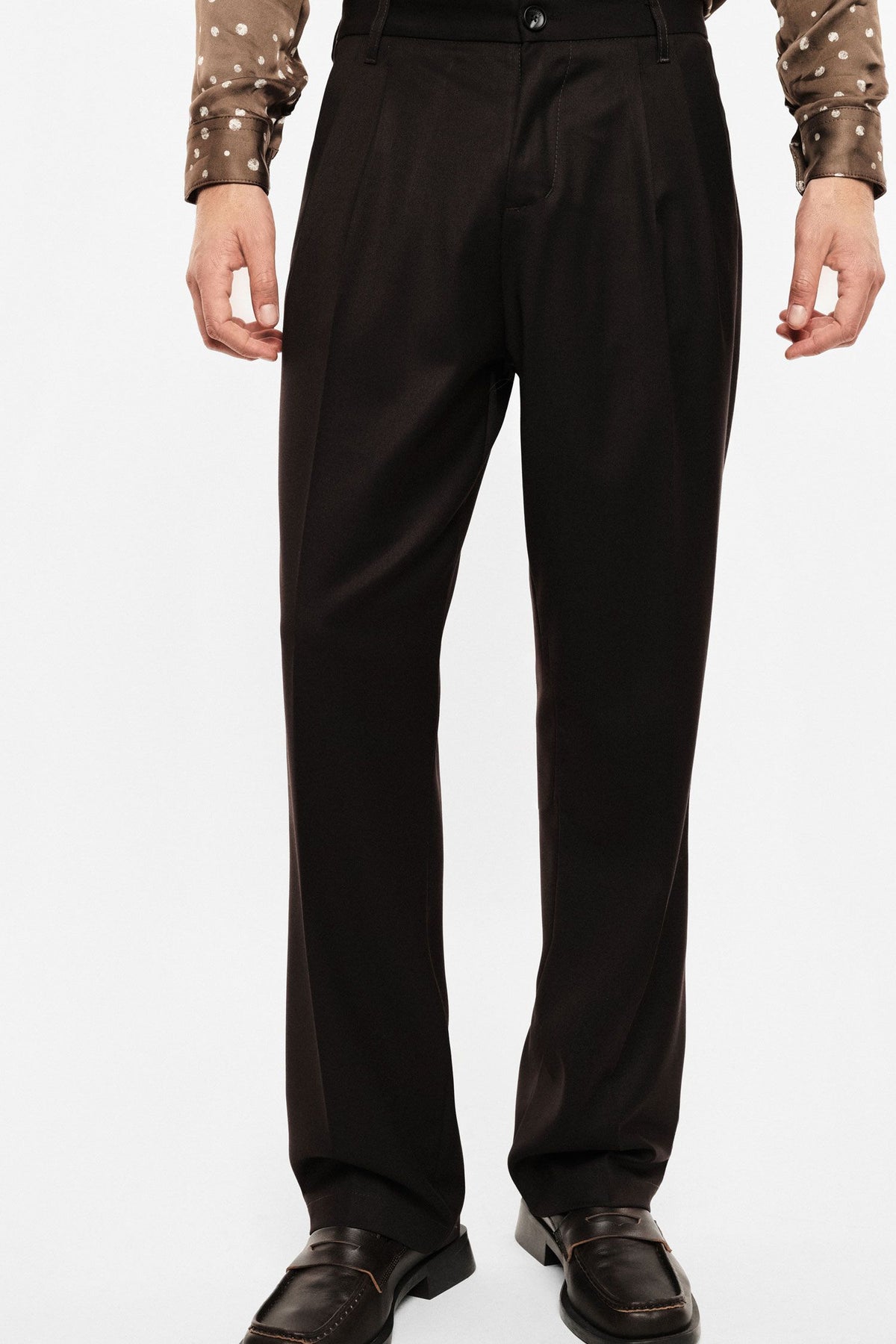 Pantaloni regular-fit con pinces e tasche posteriori Moro Imperial PD3MMBV
