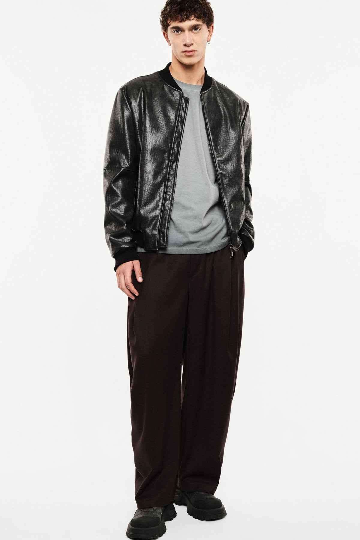 Pantaloni baggy-fit con pinces e vita elasticizzata Moro Imperial PE6YMBV