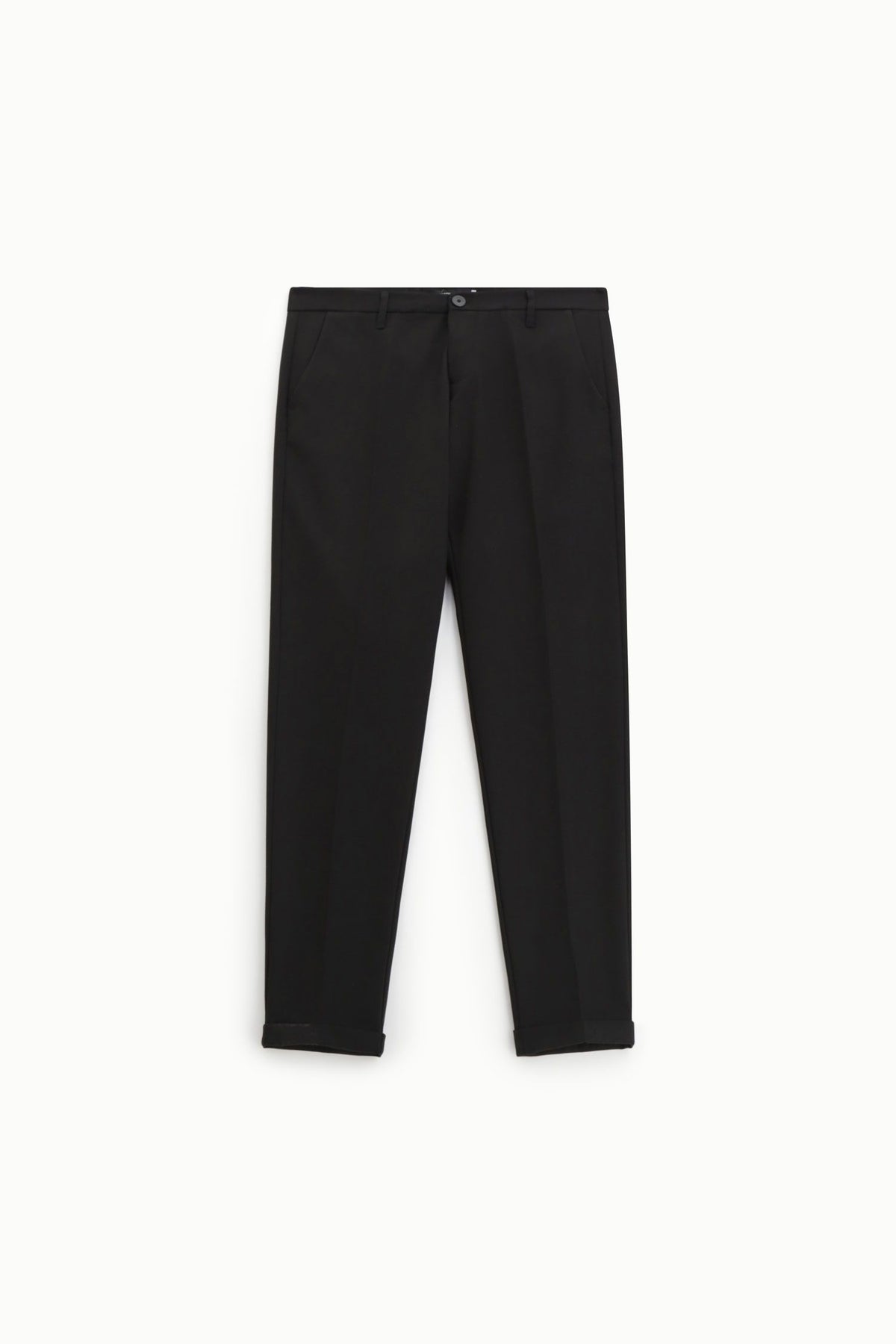 Pantaloni chino-fit con piega centrale Nero Imperial PD3JMBV