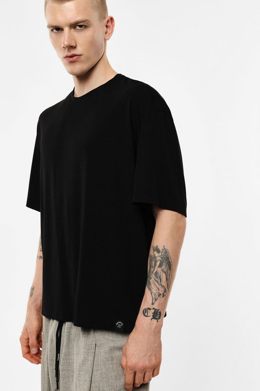 T-shirt regular-fit girocollo maniche corte Nero Imperial TY51MCH