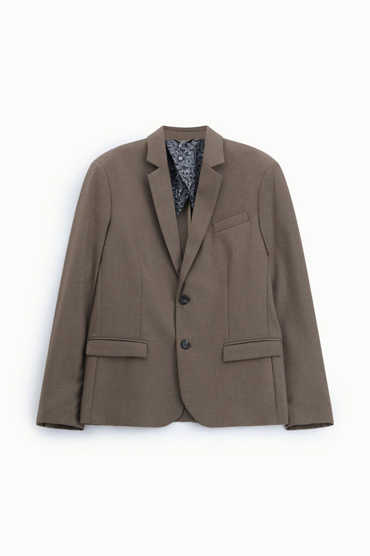 Blazer monopetto regular-fit con tasche a patta Taupe Imperial JZ1EMBV