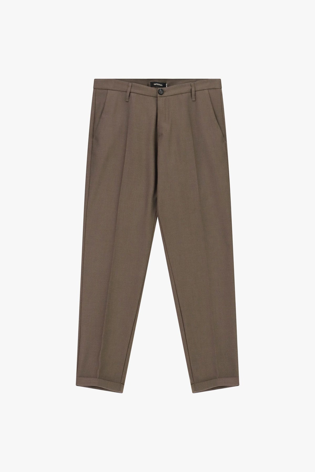 Pantaloni chino-fit con piega centrale Taupe Imperial PD3JMBV