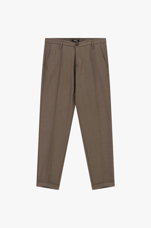 Pantaloni chino-fit con piega centrale Taupe Imperial PD3JMBV