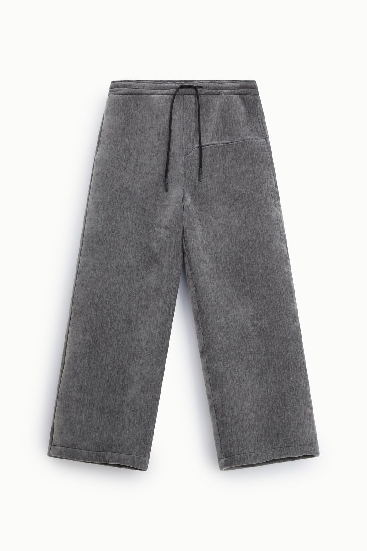 Pantaloni baggy-fit con coulisse e gamba ampia Grigio Imperial P64073I356