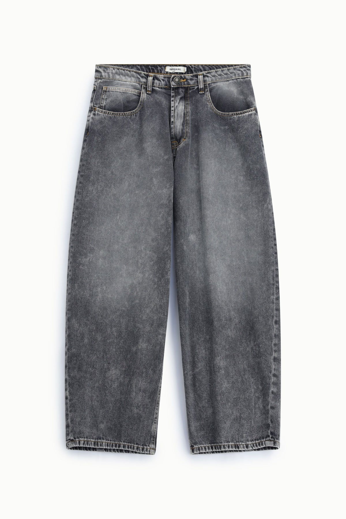 Jeans baggy-fit a vita alta lavaggio effetto vintage Nero Denim Imperial PE8DMBDW5T