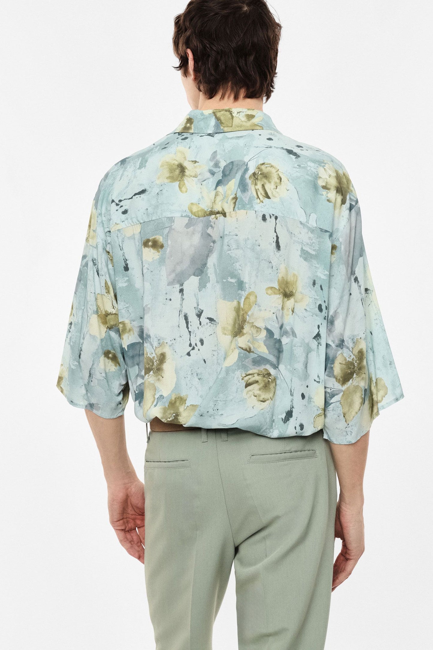 Camicia ampia fantasia floreale