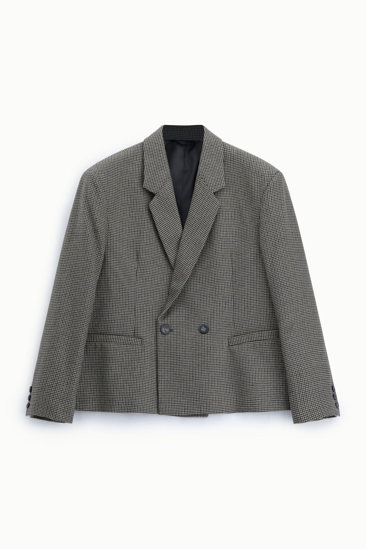 Blazer doppiopetto fantasia micro pied-de-poule Fango/Viola Imperial JZEJMAL