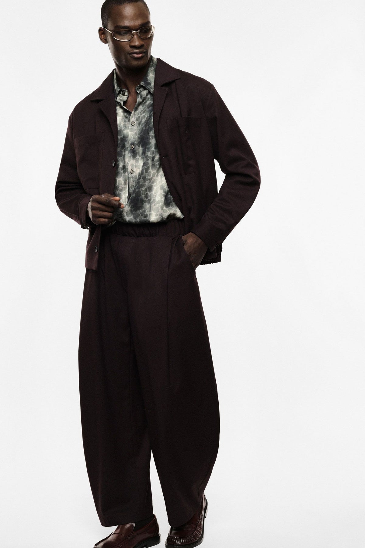 Pantaloni baggy-fit con pinces e vita elasticizzata Barbera Imperial PE6YMBV