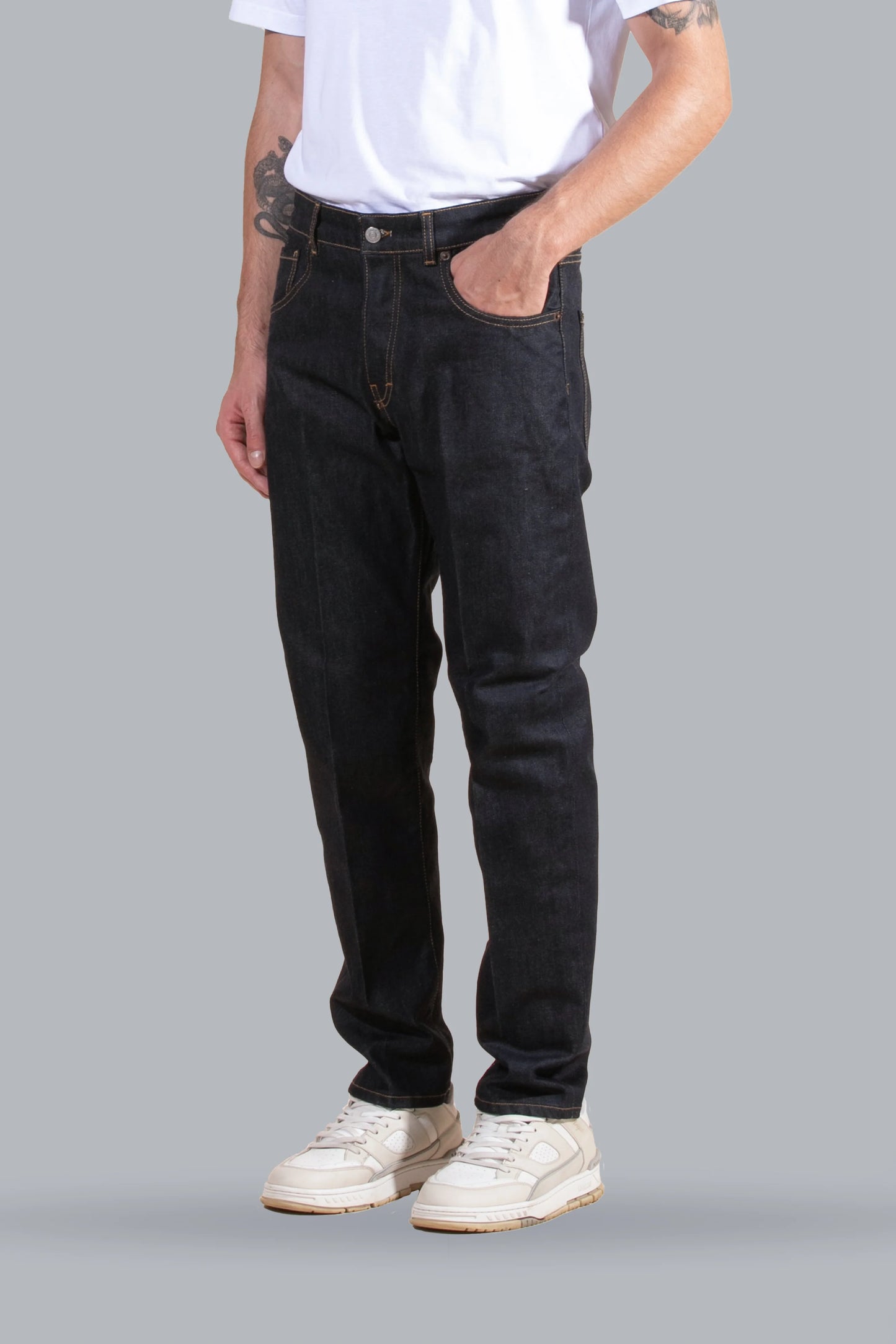 Denim slim fit lavaggio zero