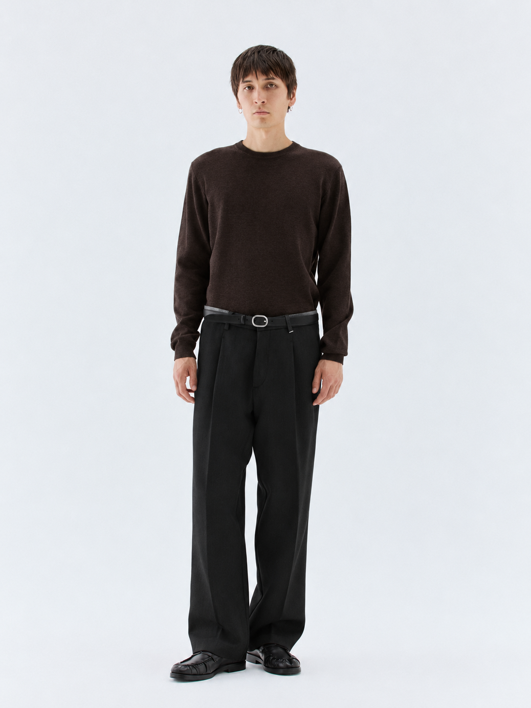 Girocollo in maglia rasata - Moro I’M BRIAN MA3814