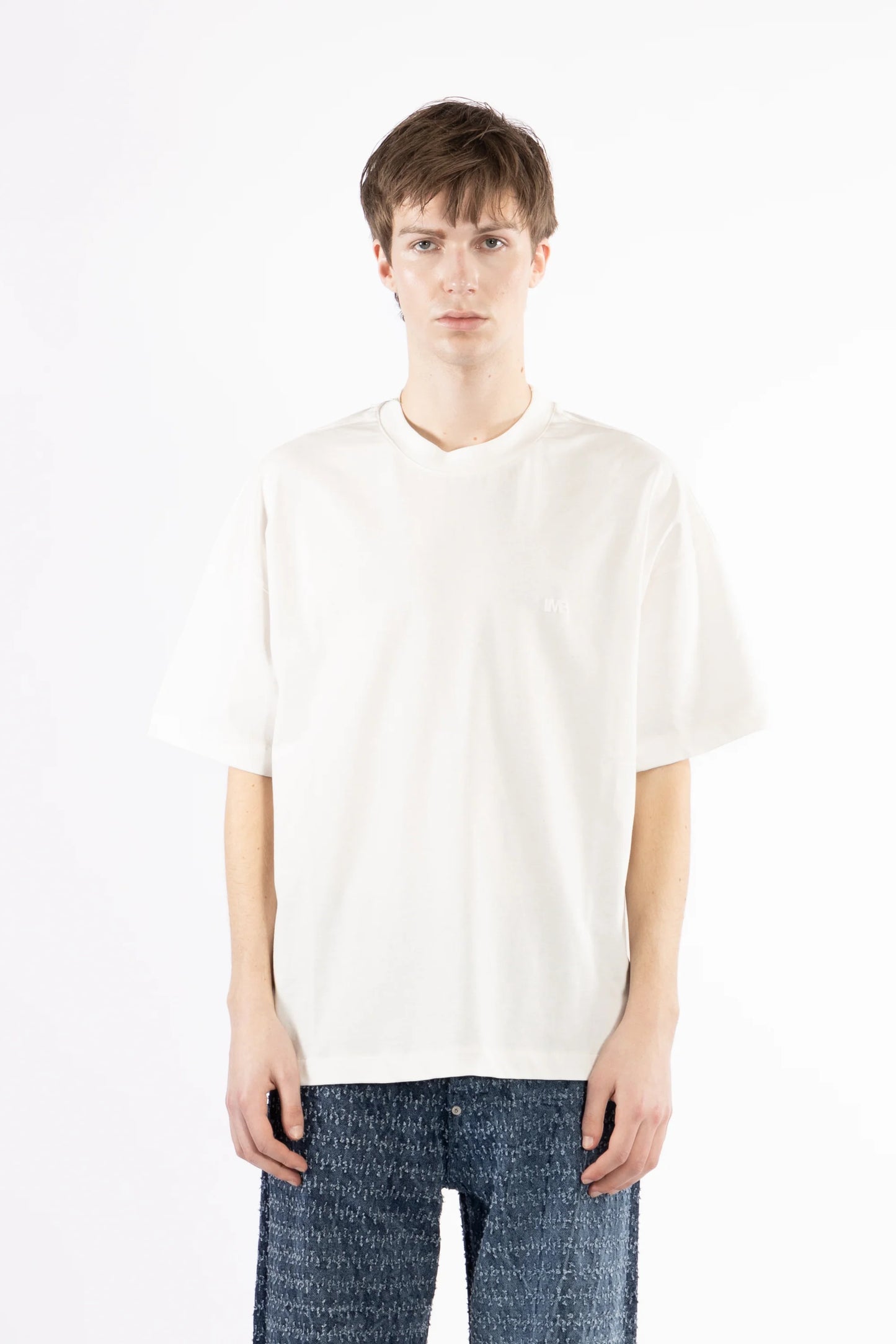 T-shirt oversize logo - Bianco