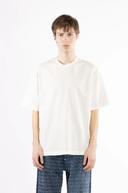 T-shirt oversize logo - Bianco
