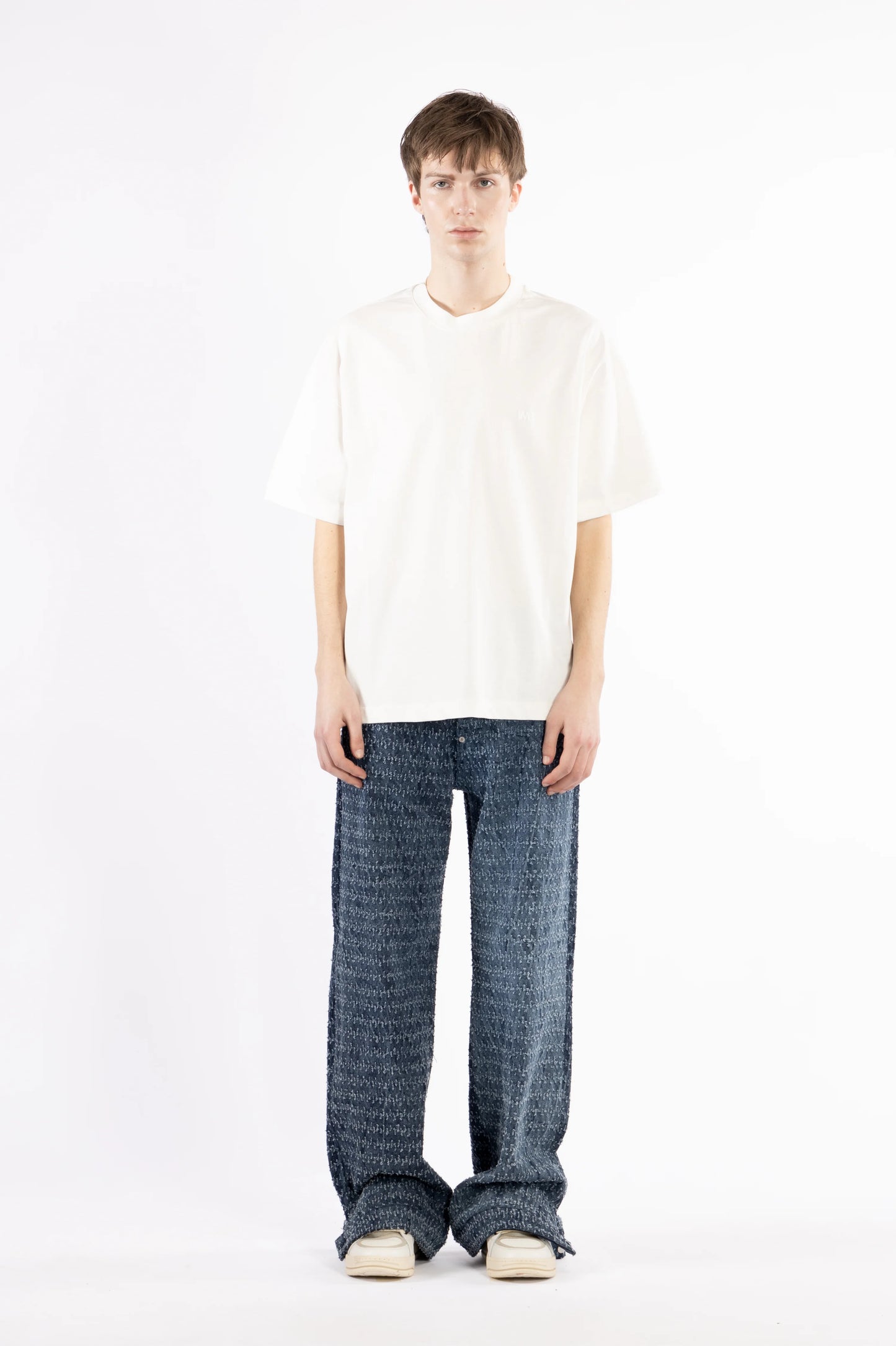 T-shirt oversize logo - Bianco