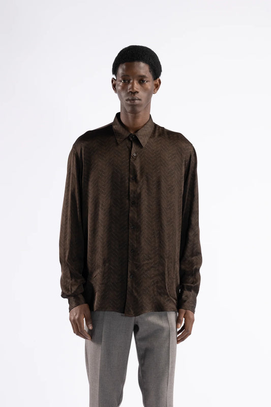 Camicia in viscosa fantasia