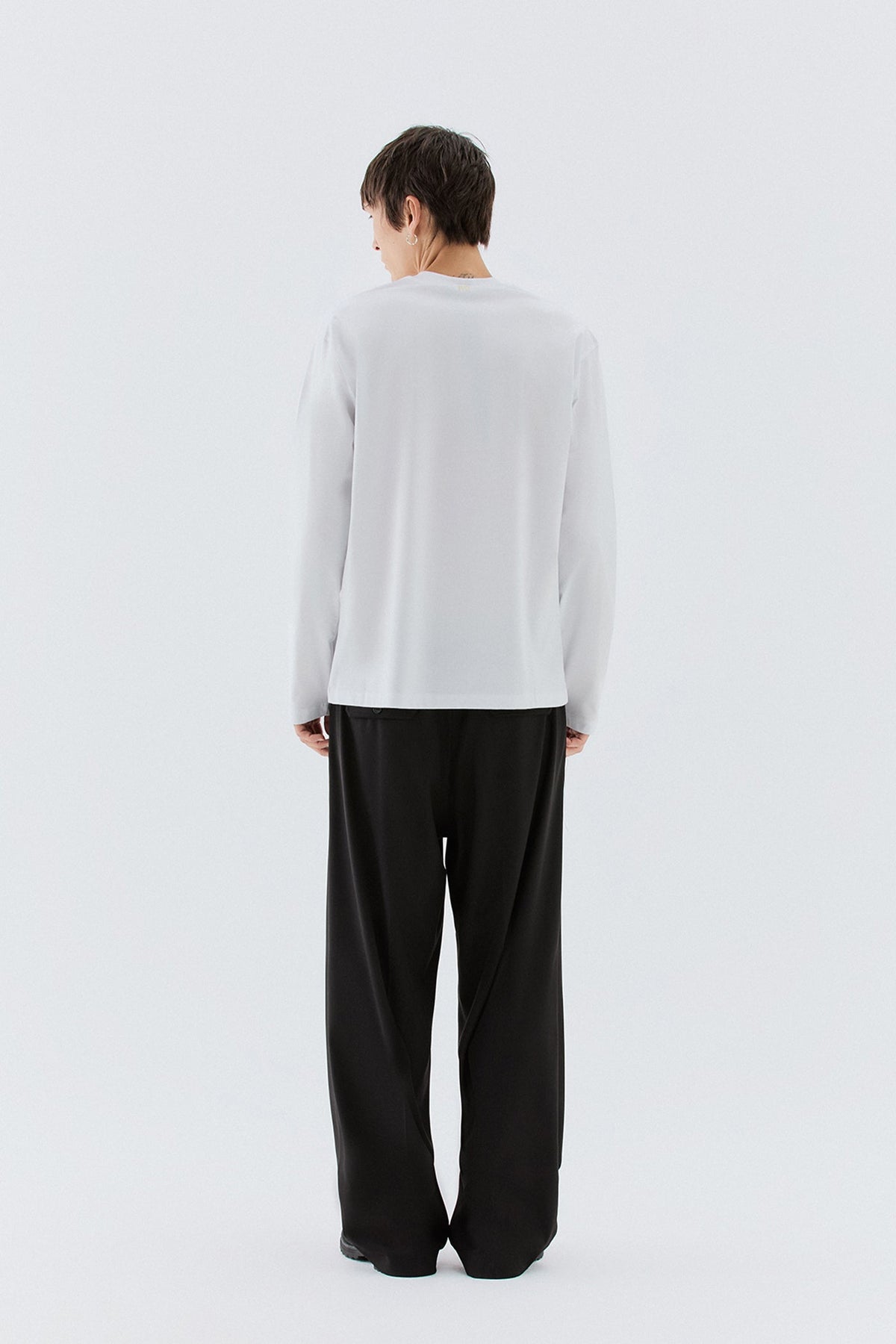 T-shirt in cotone mercerizzato - Bianco I’M BRIAN TS3932