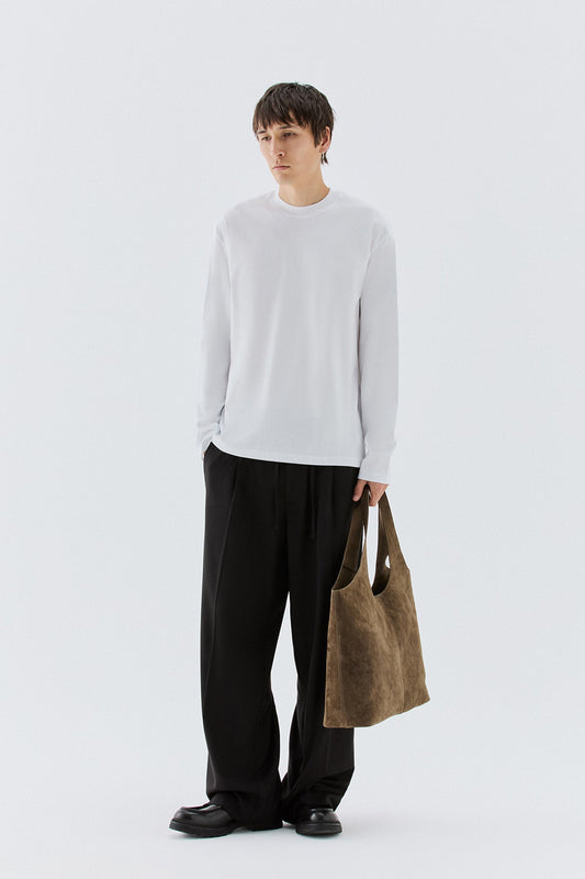 T-shirt in cotone mercerizzato - Bianco I’M BRIAN TS3932