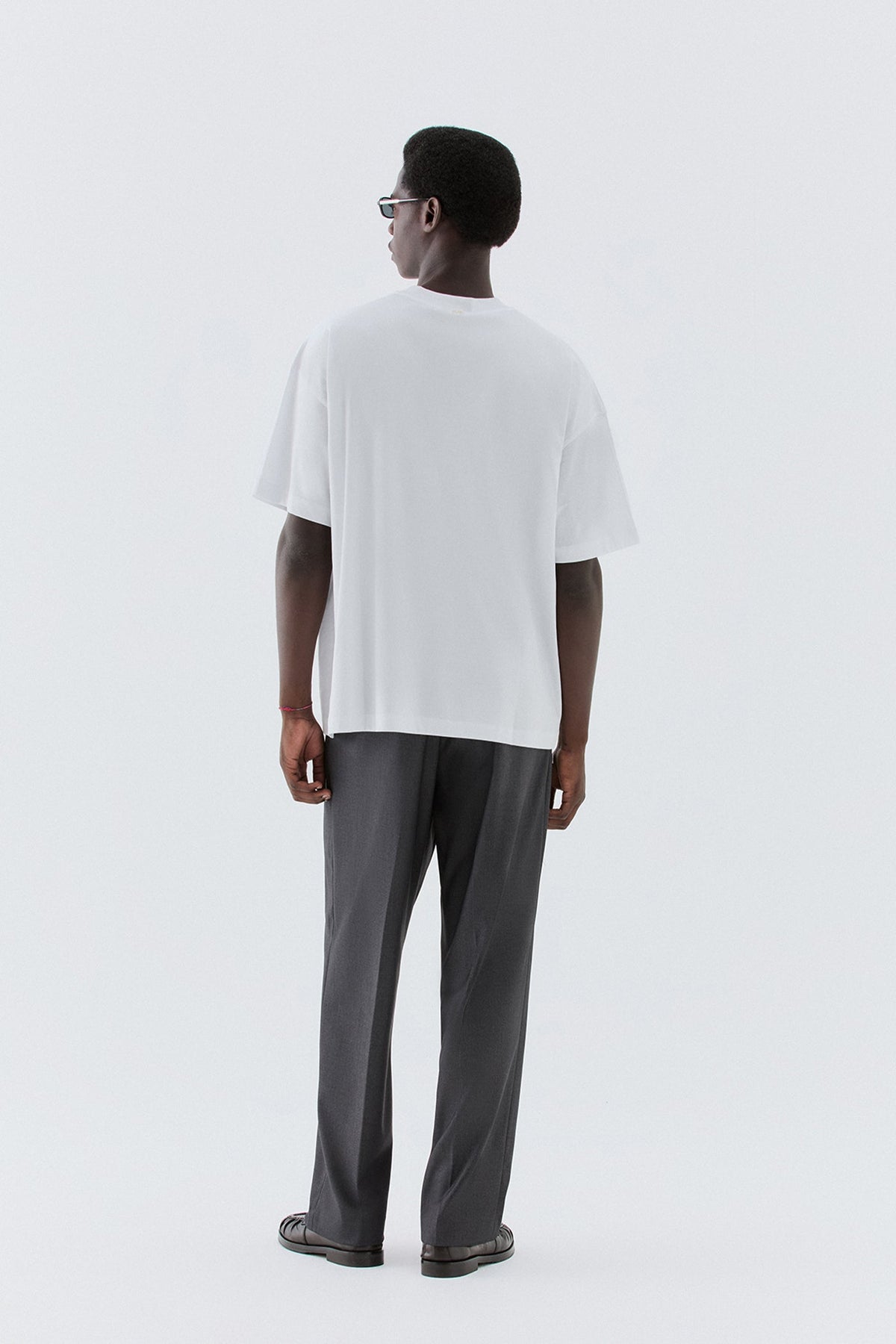 T-shirt cotone mercerizzato oversize - Bianco I’M BRIAN TS3931
