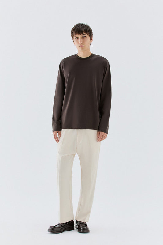 T-shirt in cotone mercerizzato - Moro I’M BRIAN TS3932