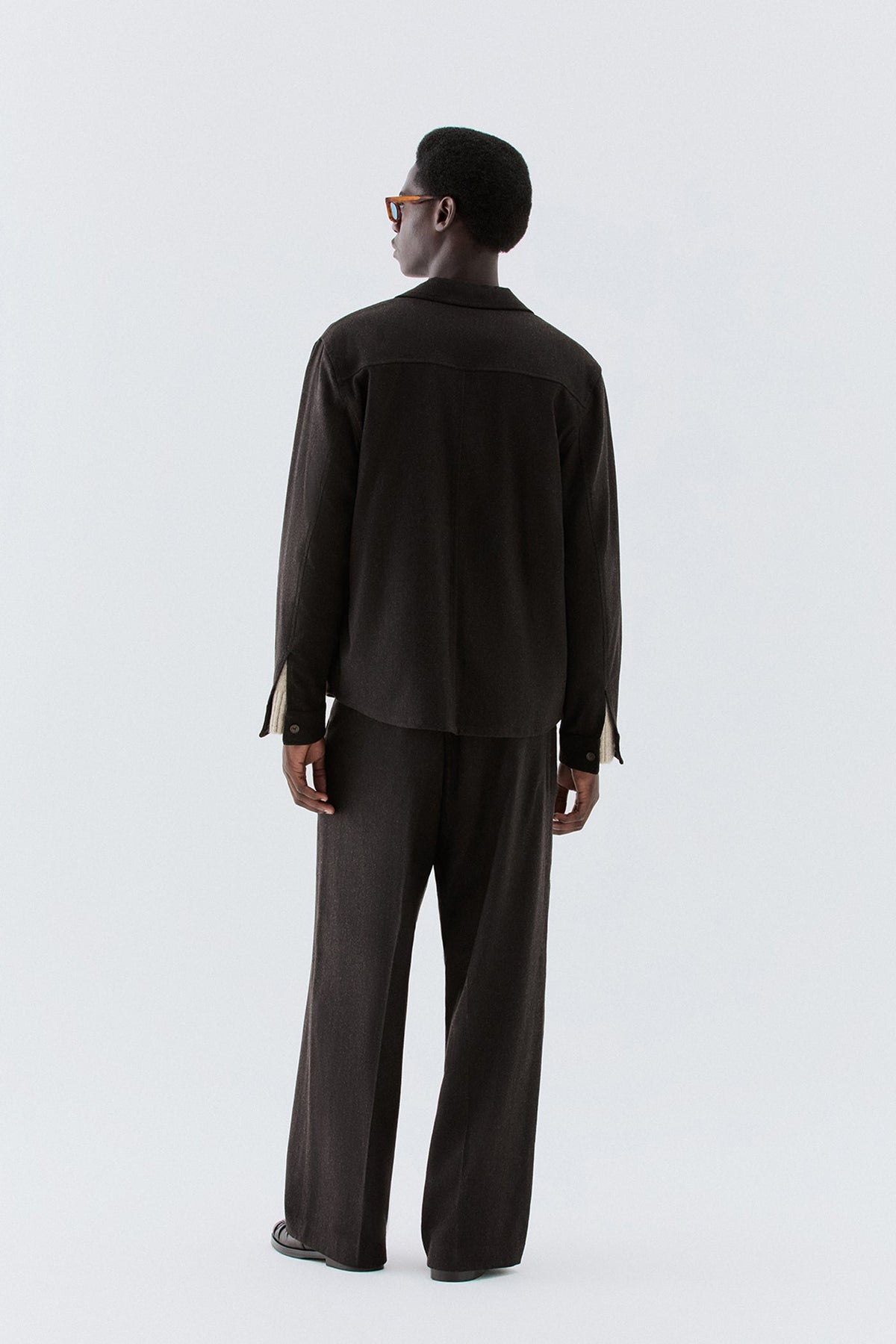 Overshirt in lana - Moro I’M BRIAN CA3829