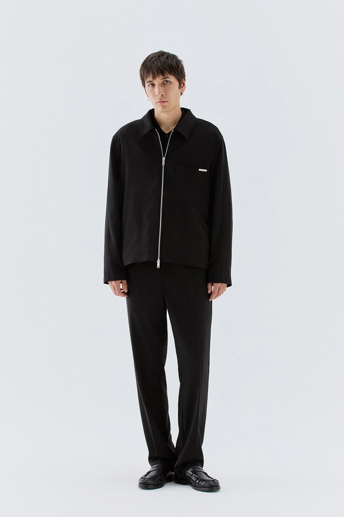 Giubbotto con zip - Nero I’M BRIAN GIU3870