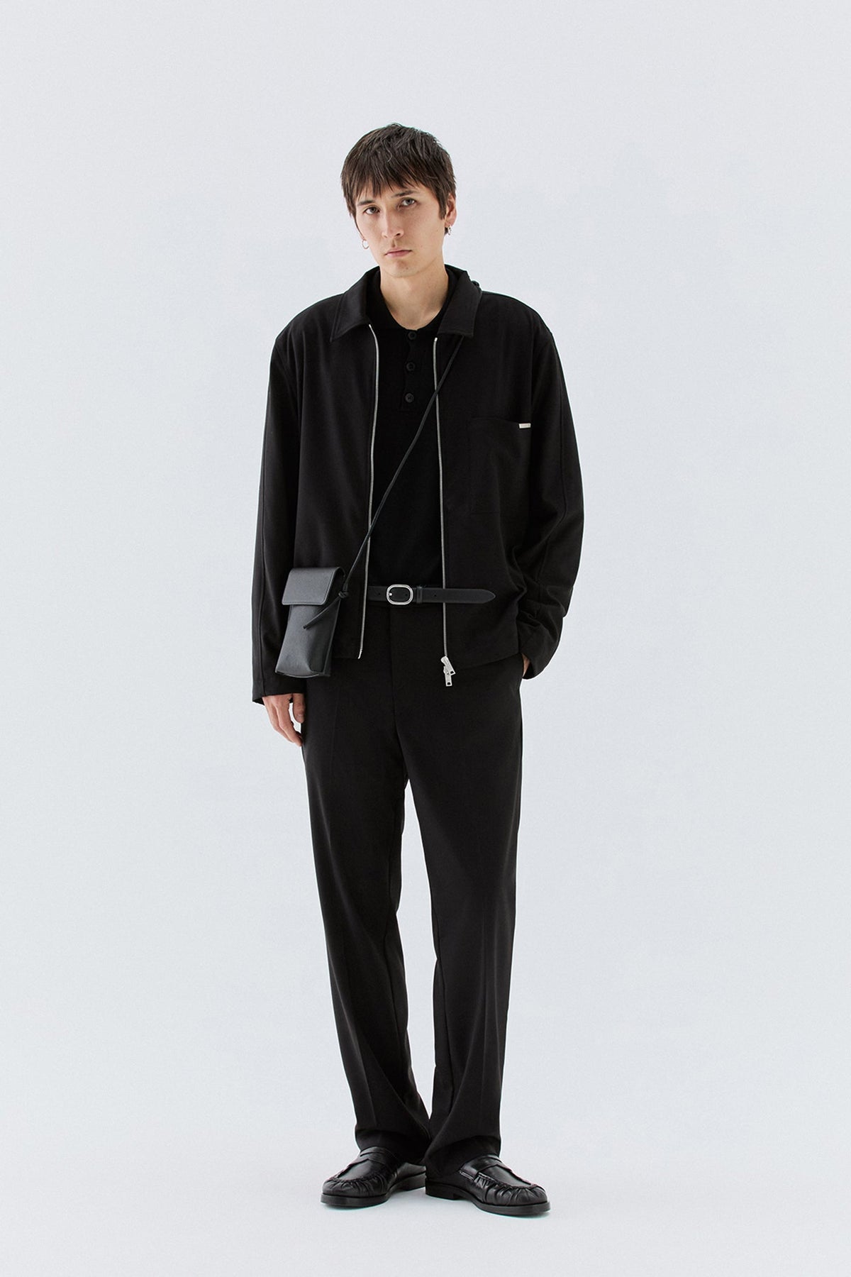 Giubbotto con zip - Nero I’M BRIAN GIU3870