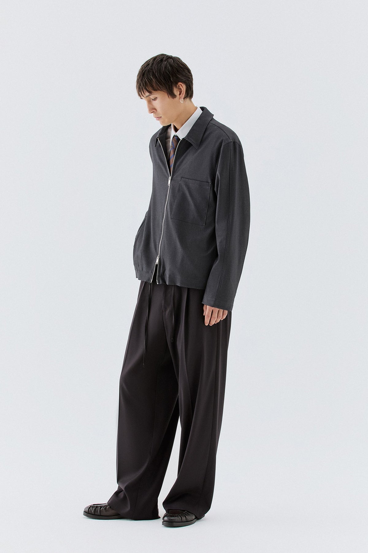 Giubbotto con zip - Grigio I’M BRIAN GIU3870