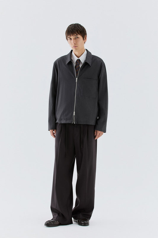 Giubbotto con zip - Grigio I’M BRIAN GIU3870