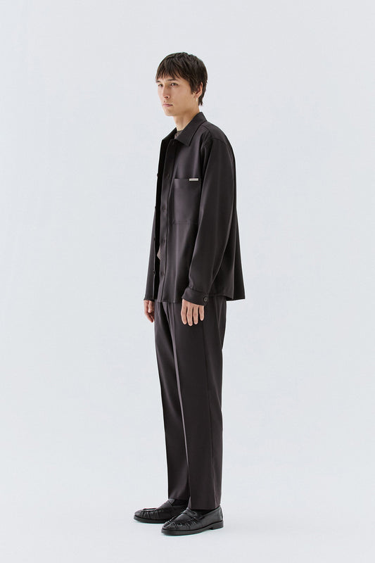Overshirt con tasca - Moro I’M BRIAN CA3827