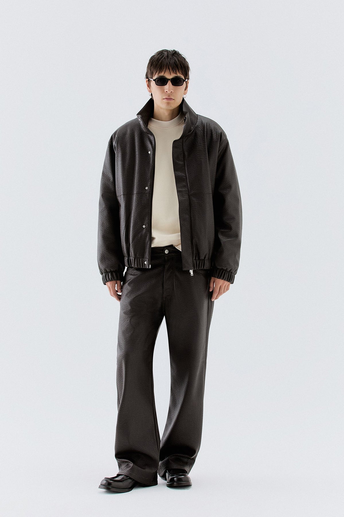 Giubbotto oversize effetto pelle - Moro I’M BRIAN GIU3878