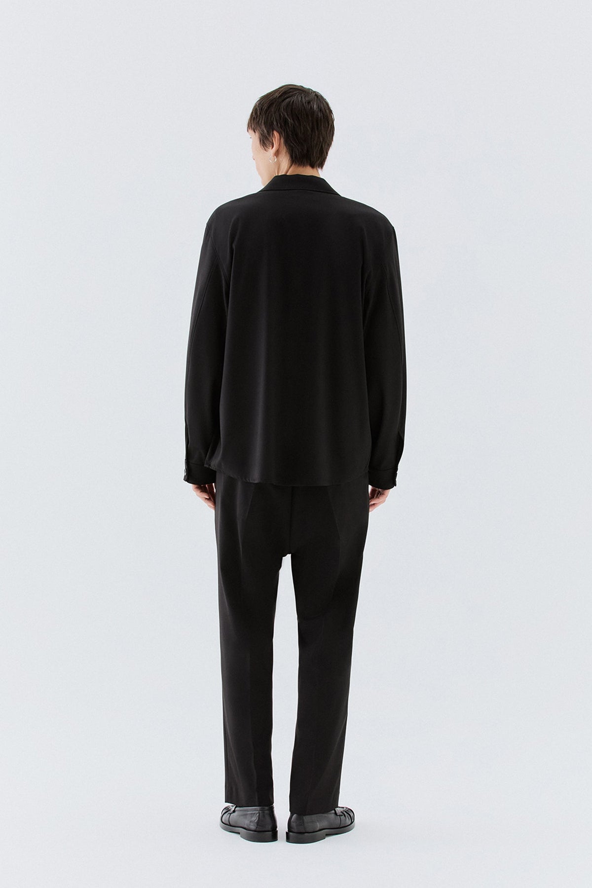 Overshirt con tasca - Nero I’M BRIAN CA3827
