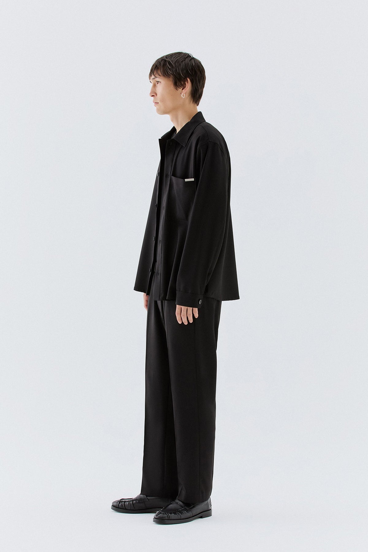 Overshirt con tasca - Nero I’M BRIAN CA3827
