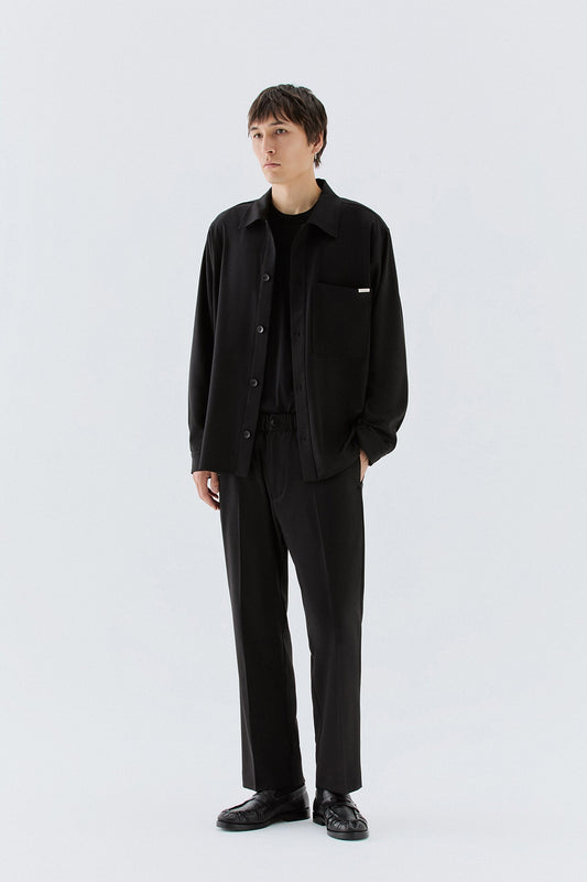 Overshirt con tasca - Nero I’M BRIAN CA3827