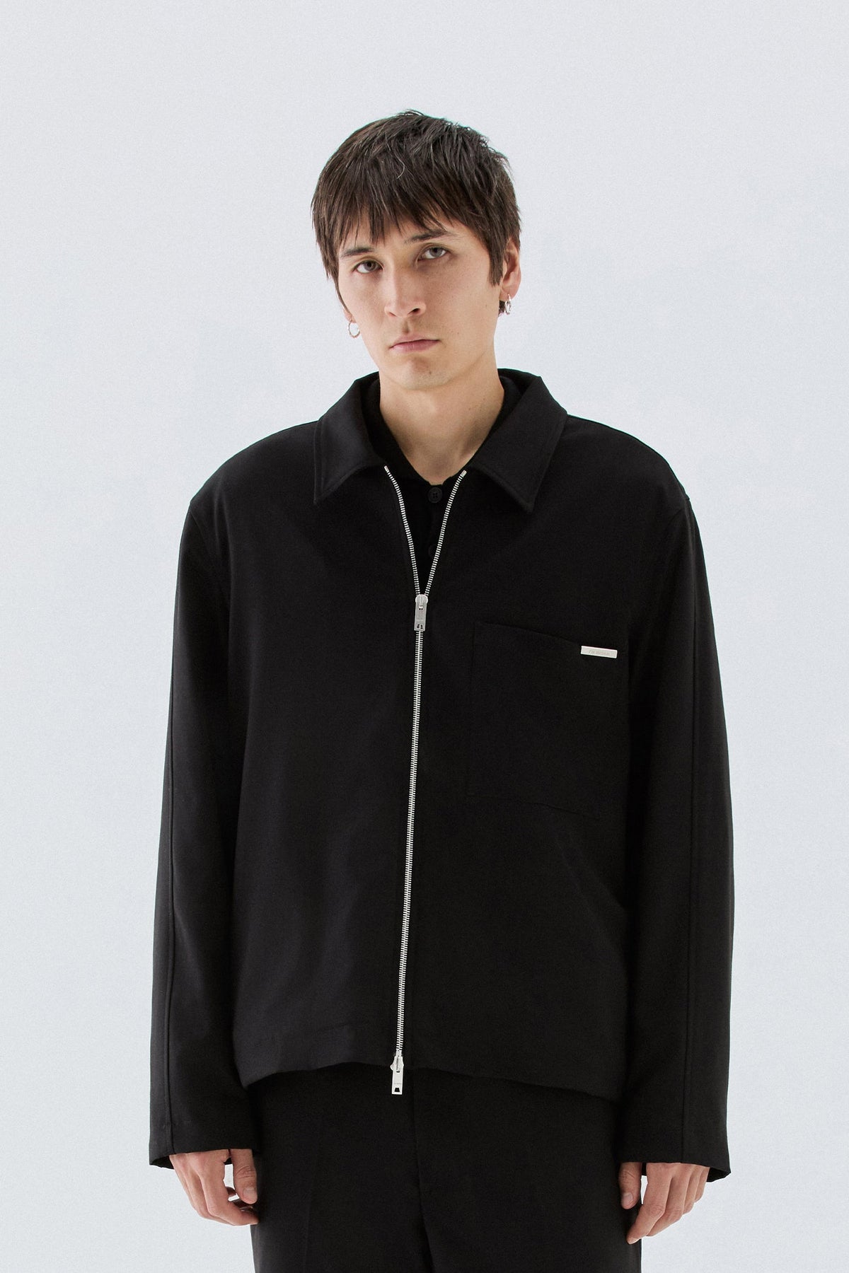 Giubbotto con zip - Nero I’M BRIAN GIU3870