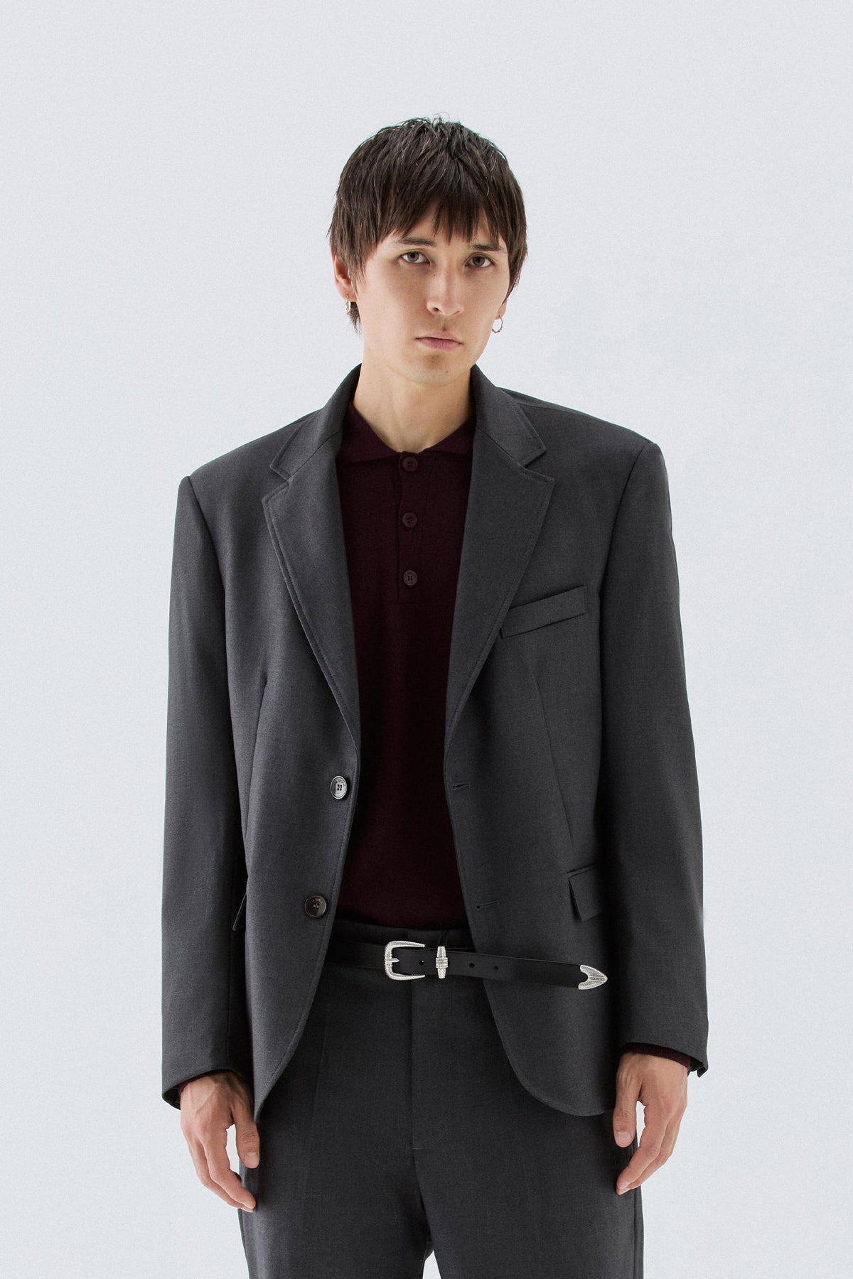 Giacca da abito monopetto - Grigio I’M BRIAN GIA3856